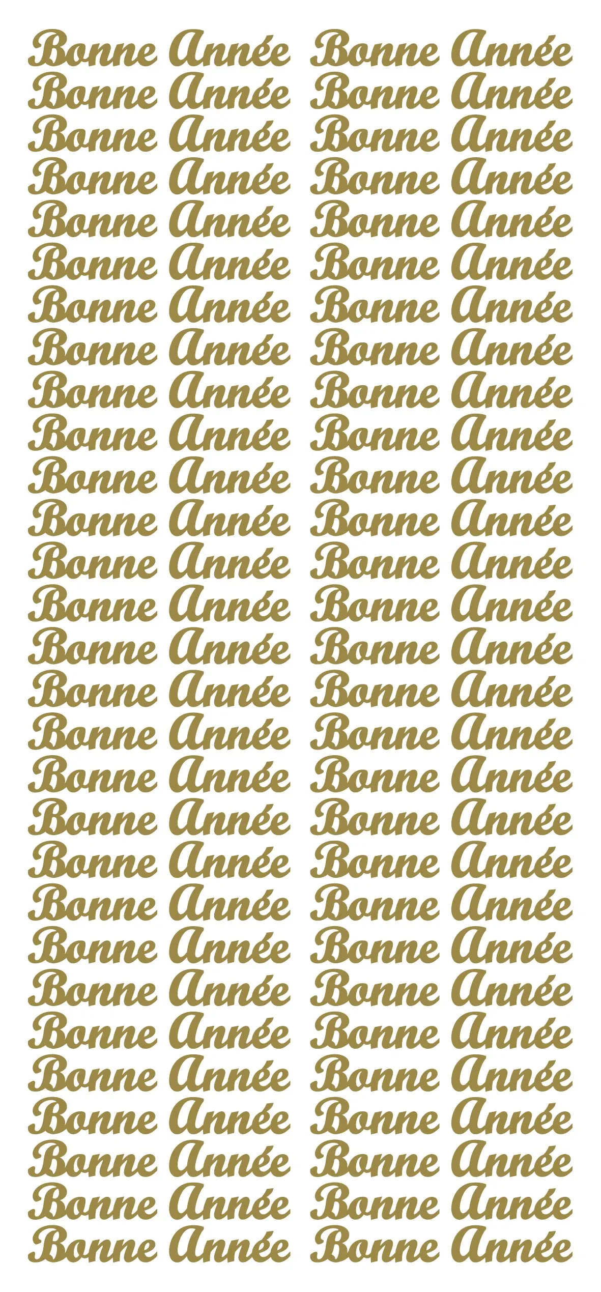 Peel Off Stickers - Bonne Année 1