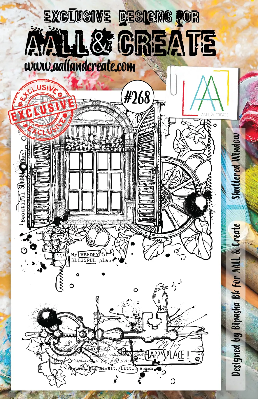 Aall And Create Stamp Set - 268 - Shuttered Window 1