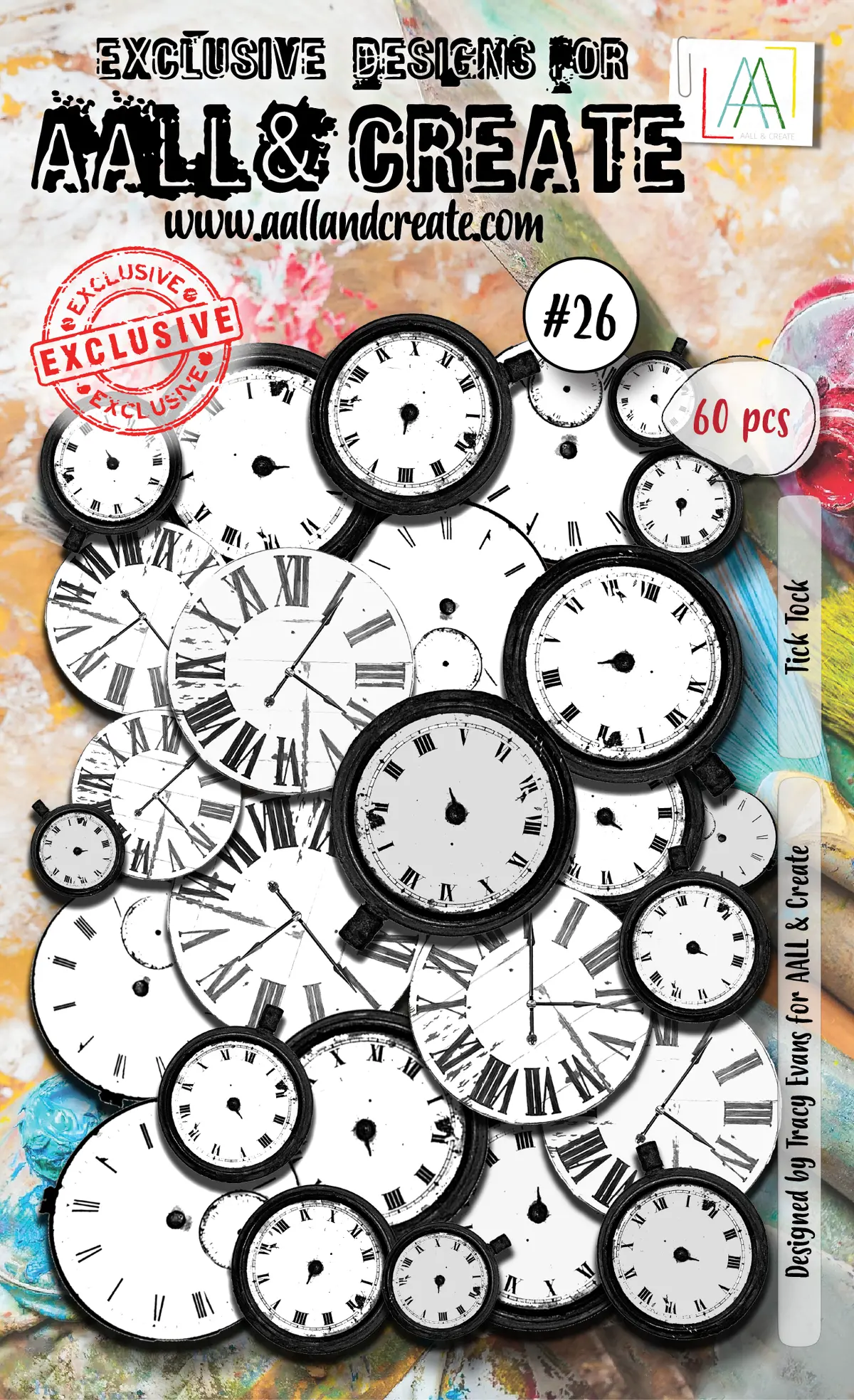 Aall And Create  Ephemera Die-Cuts - 26 - Tick Tock 1