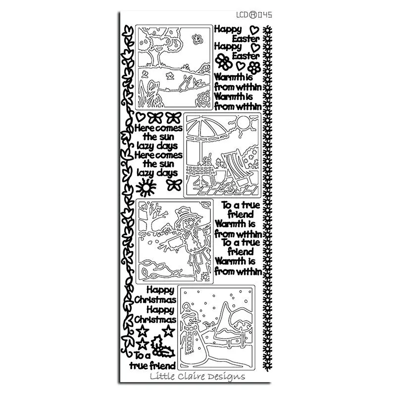 Seasonal Scenes Sticker 1