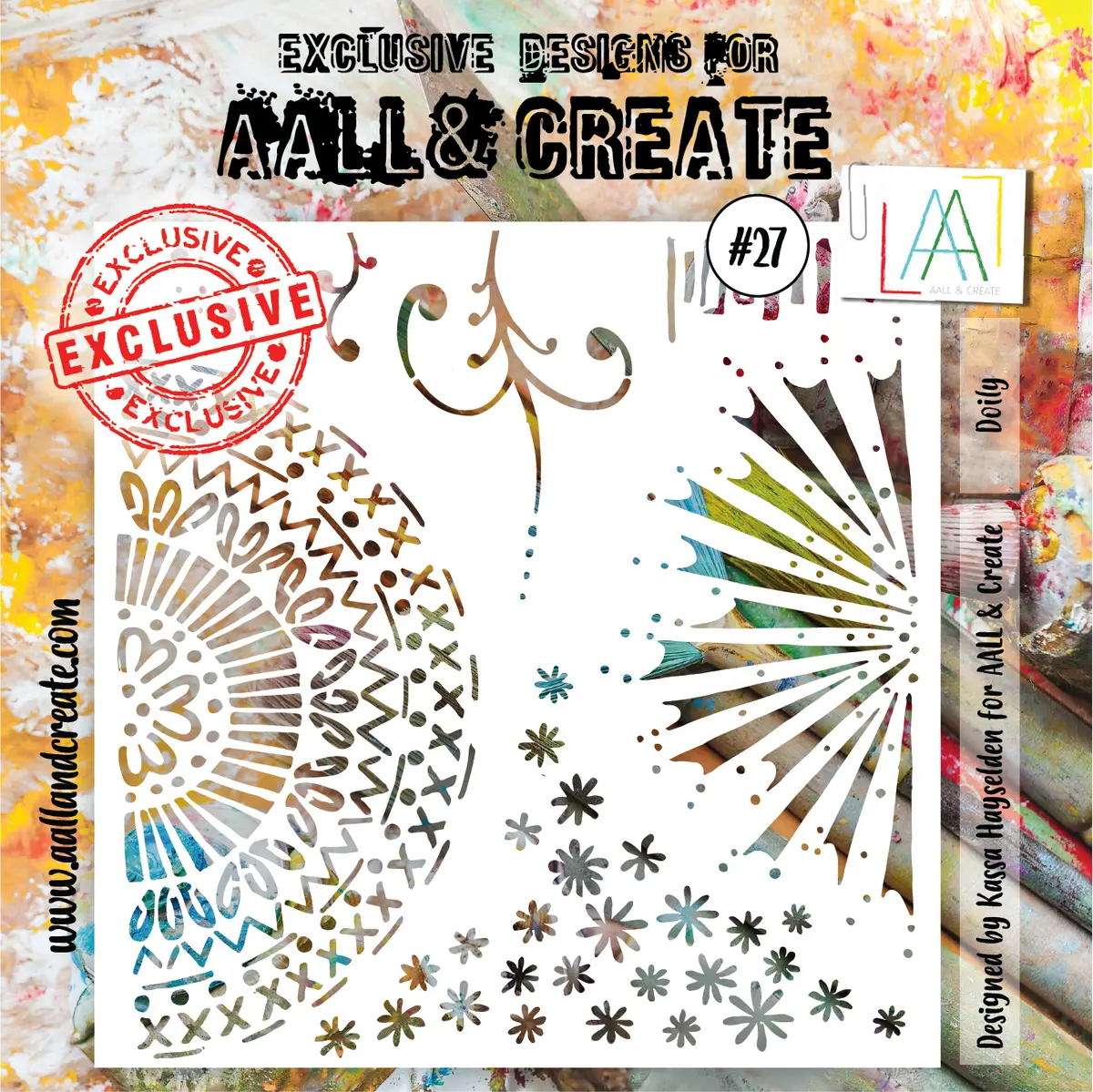 Aall And Create Stencil - 27 - Doily 1