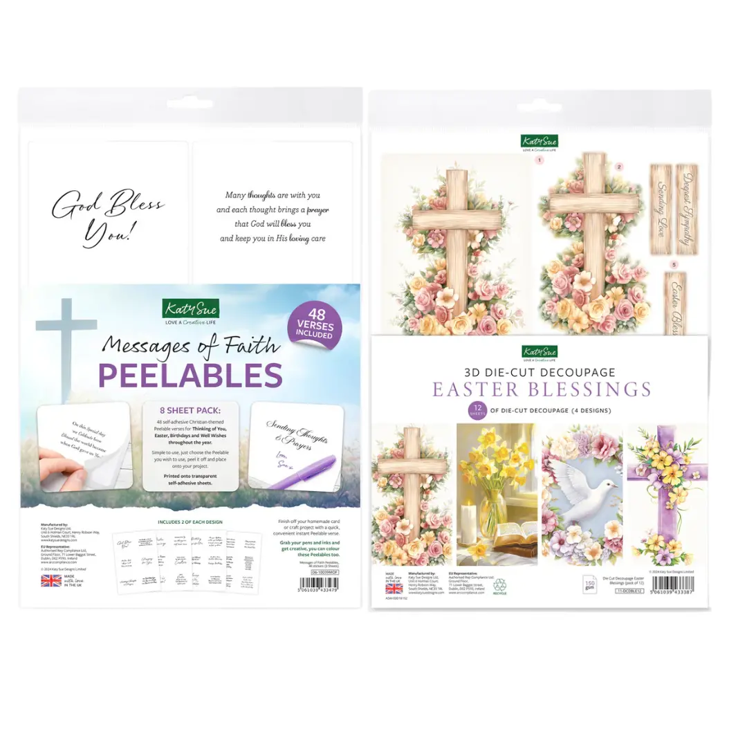 Easter Faith Craft Bundle: Die Cuts & Inspirational Stickers 1