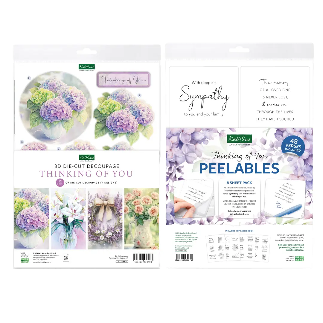 Thoughtful Creations Bundle: Die Cuts & Sentiment Stickers 1