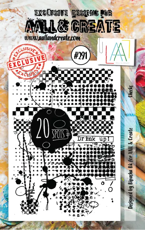 Aall And Create Stamp Set - 291 - Checks 1