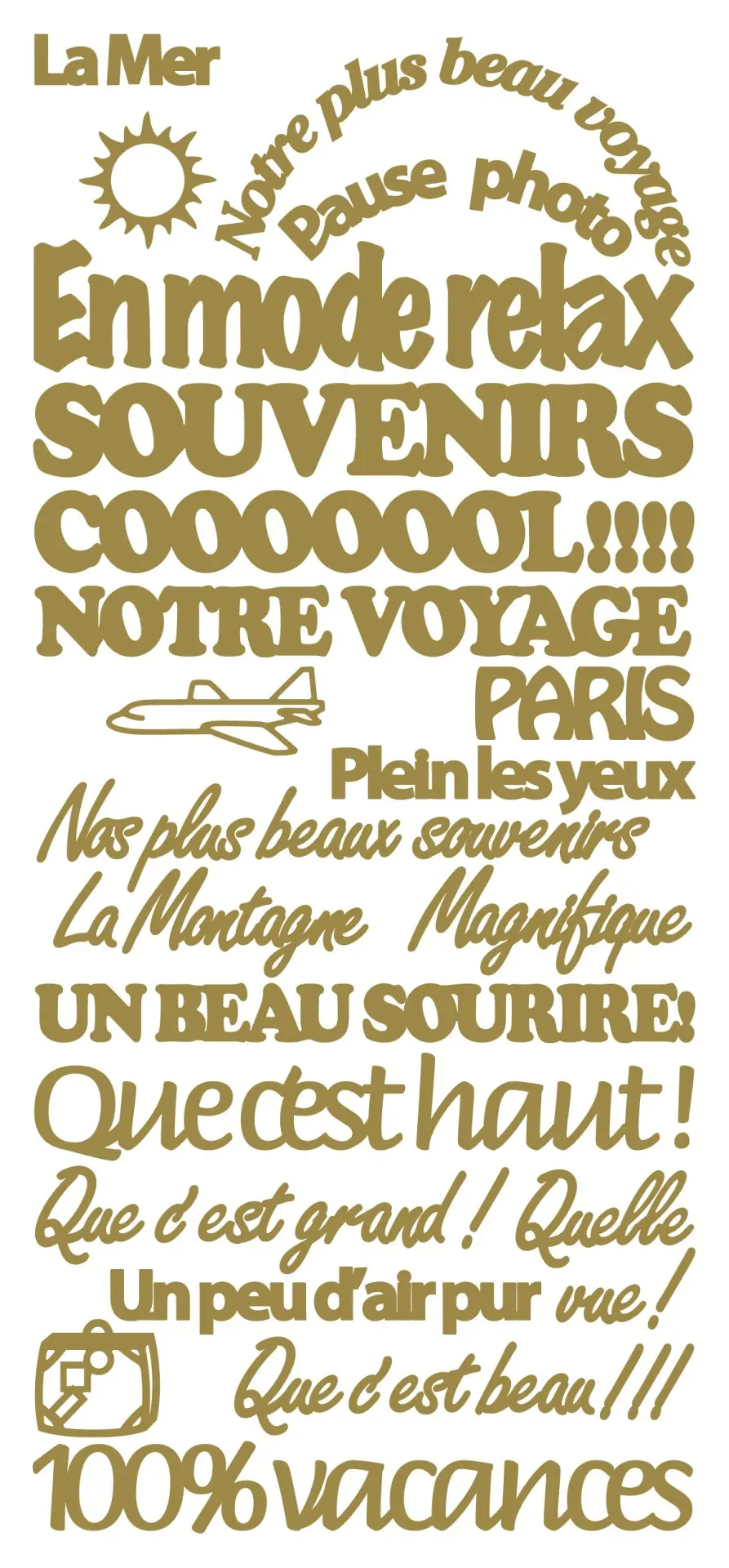 Peel Off Stickers - Souvenirs 1