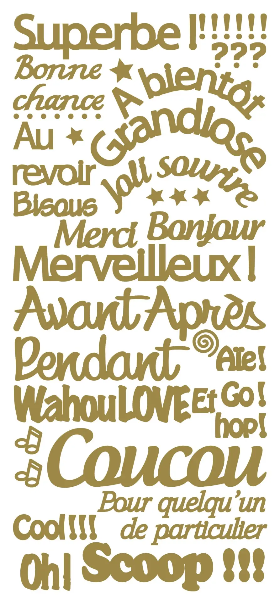 Peel Off Stickers - Coucou 1