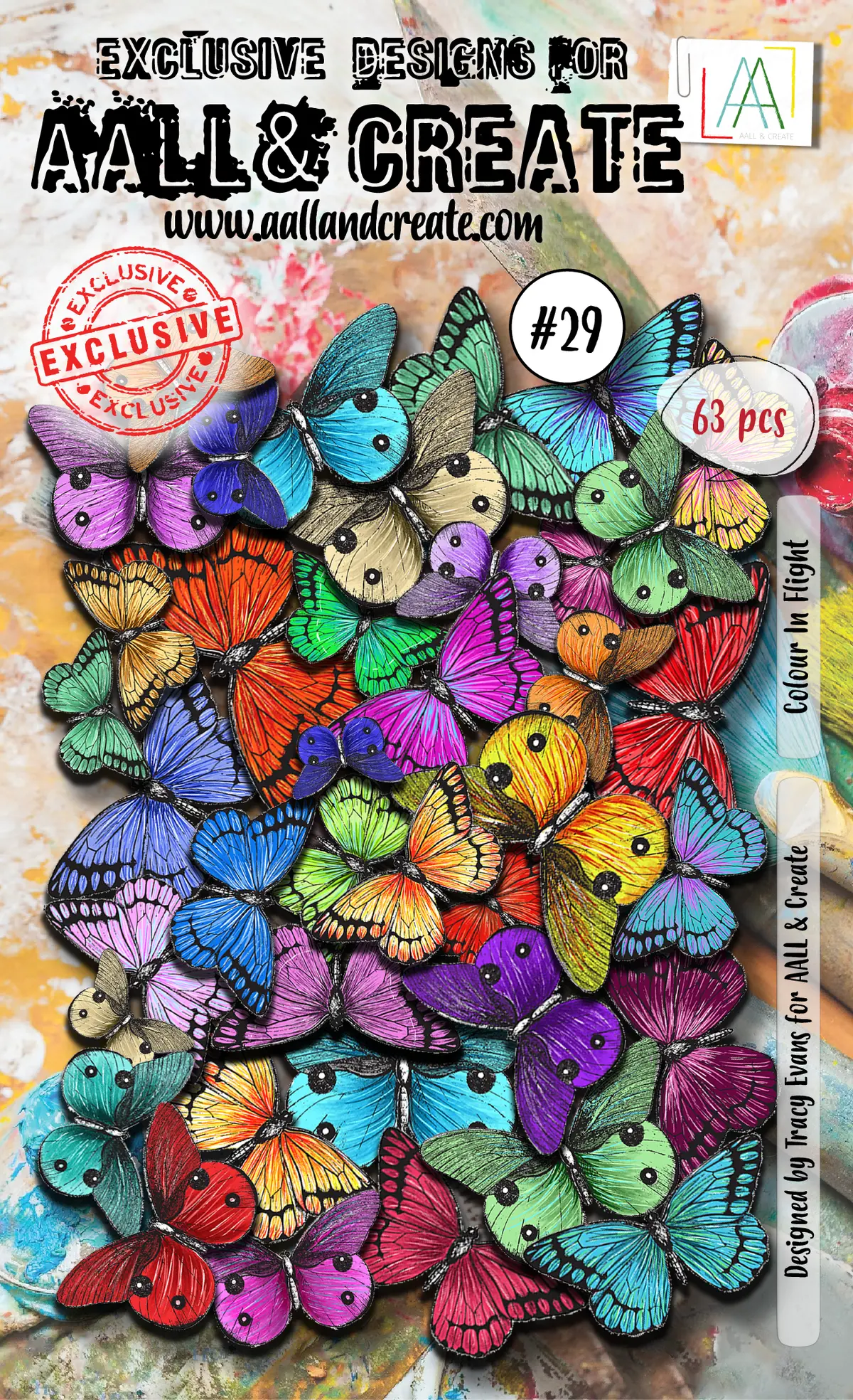 Aall And Create  Ephemera Die-Cuts - 29 - Colour In Flight 1