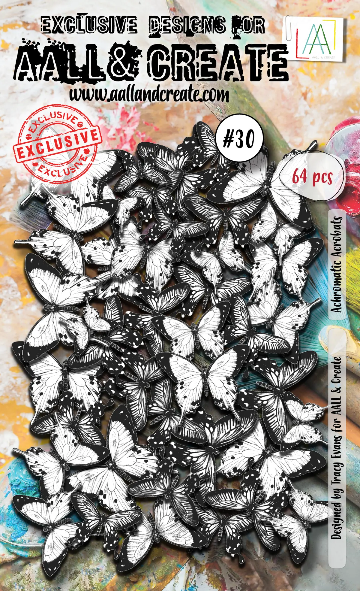 Aall And Create  Ephemera Die-Cuts - 30 - Achromatic Acrobats 1