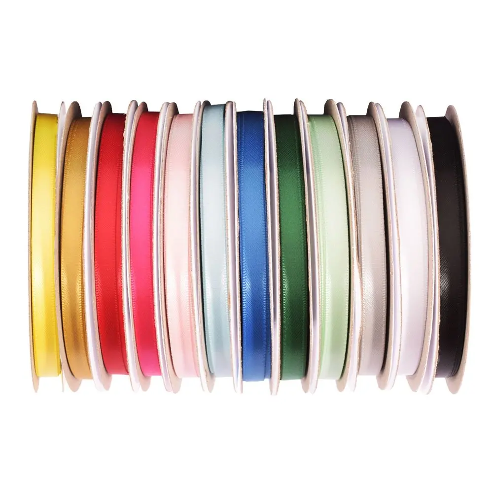 Vaessen Creative Satin Ribbon Set 6Mmx20m 12 Colours 1