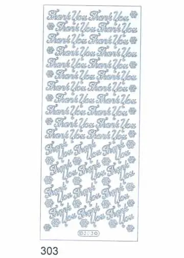Deco Stickers - Thank You 1