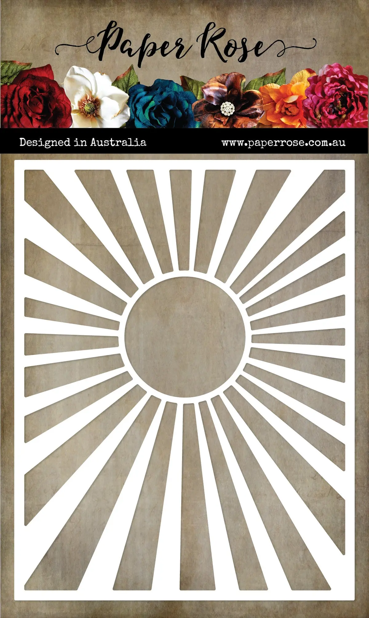 Sunburst Coverplate 4.25X5.5" Metal Cutting Die 30426 1