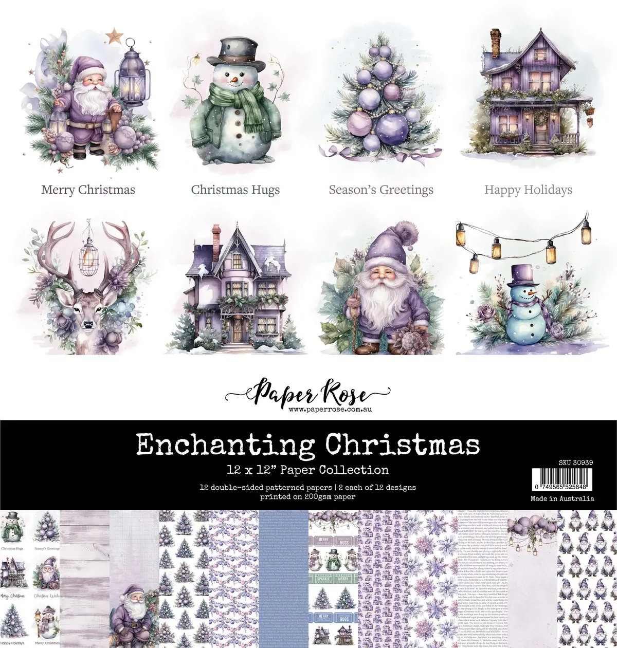 Enchanting Christmas 12X12 Paper Collection 1