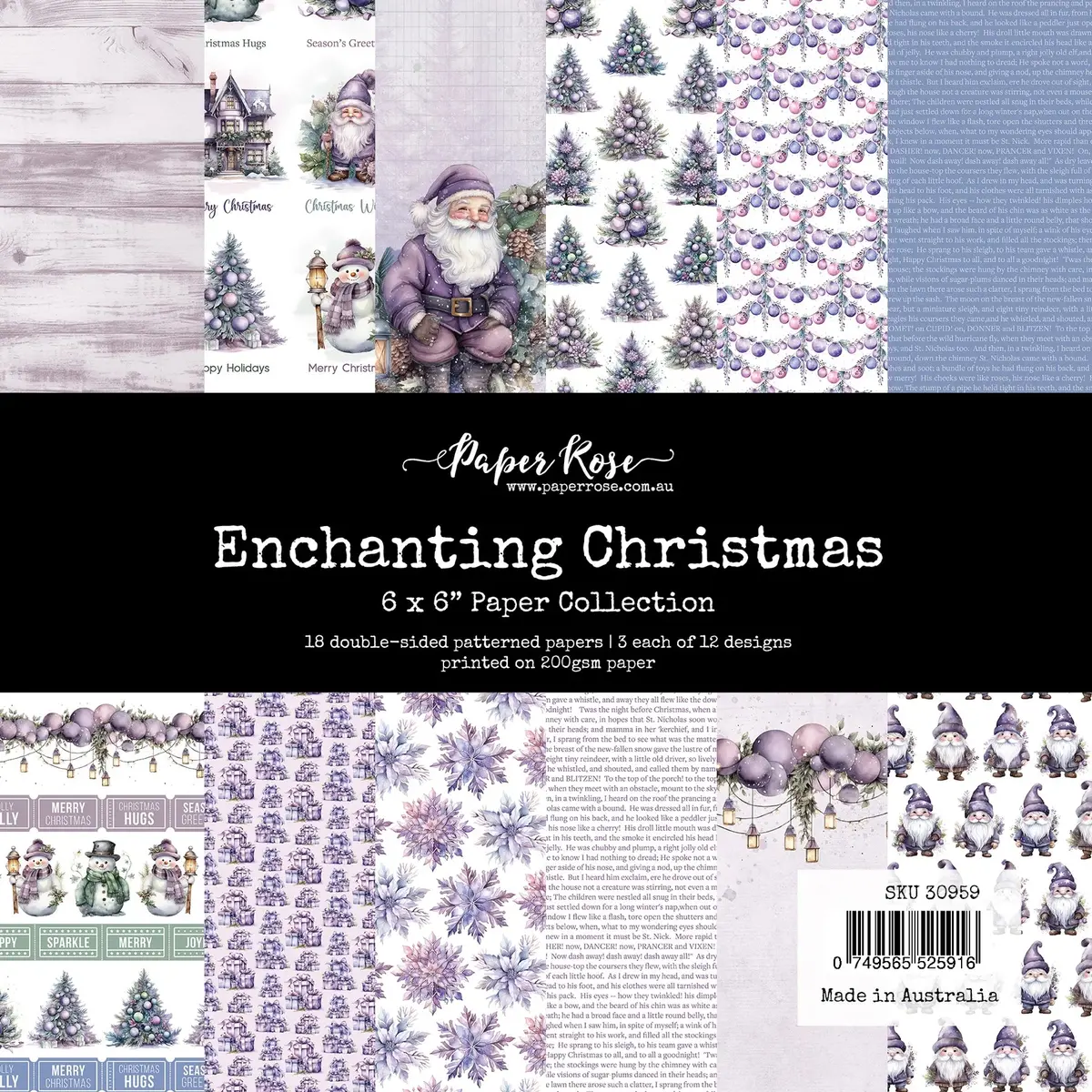 Enchanting Christmas 6X6 Paper Collection 1