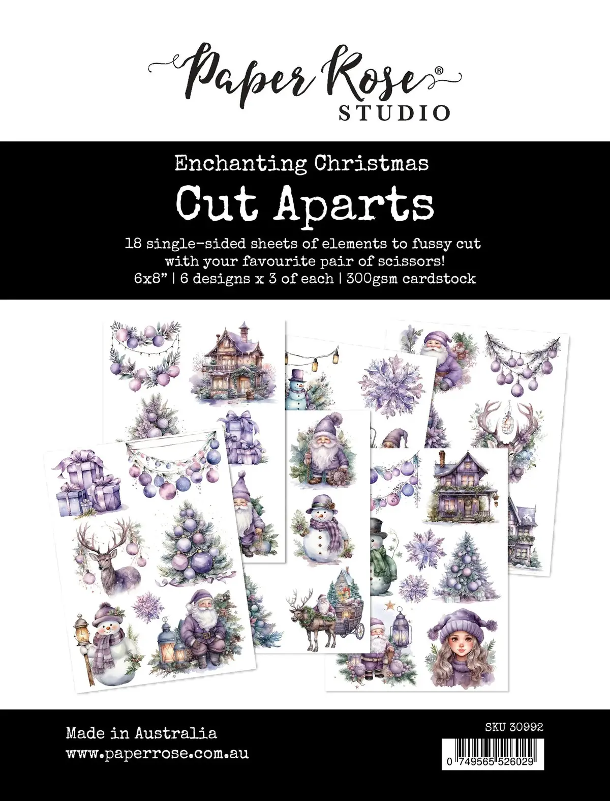 Enchanting Christmas Cut Apart Sheets 1