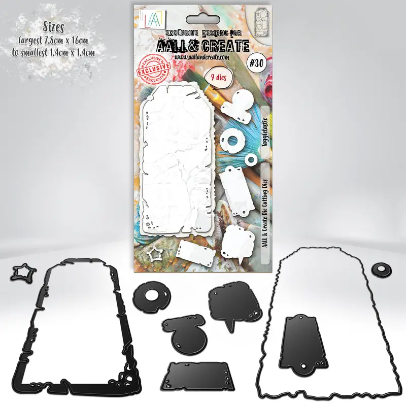Aall And Create #30 - Die-Cutting Die Set - Taggletastic 1