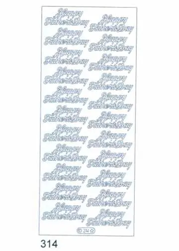 Deco Stickers - Happy Fathers Day 1