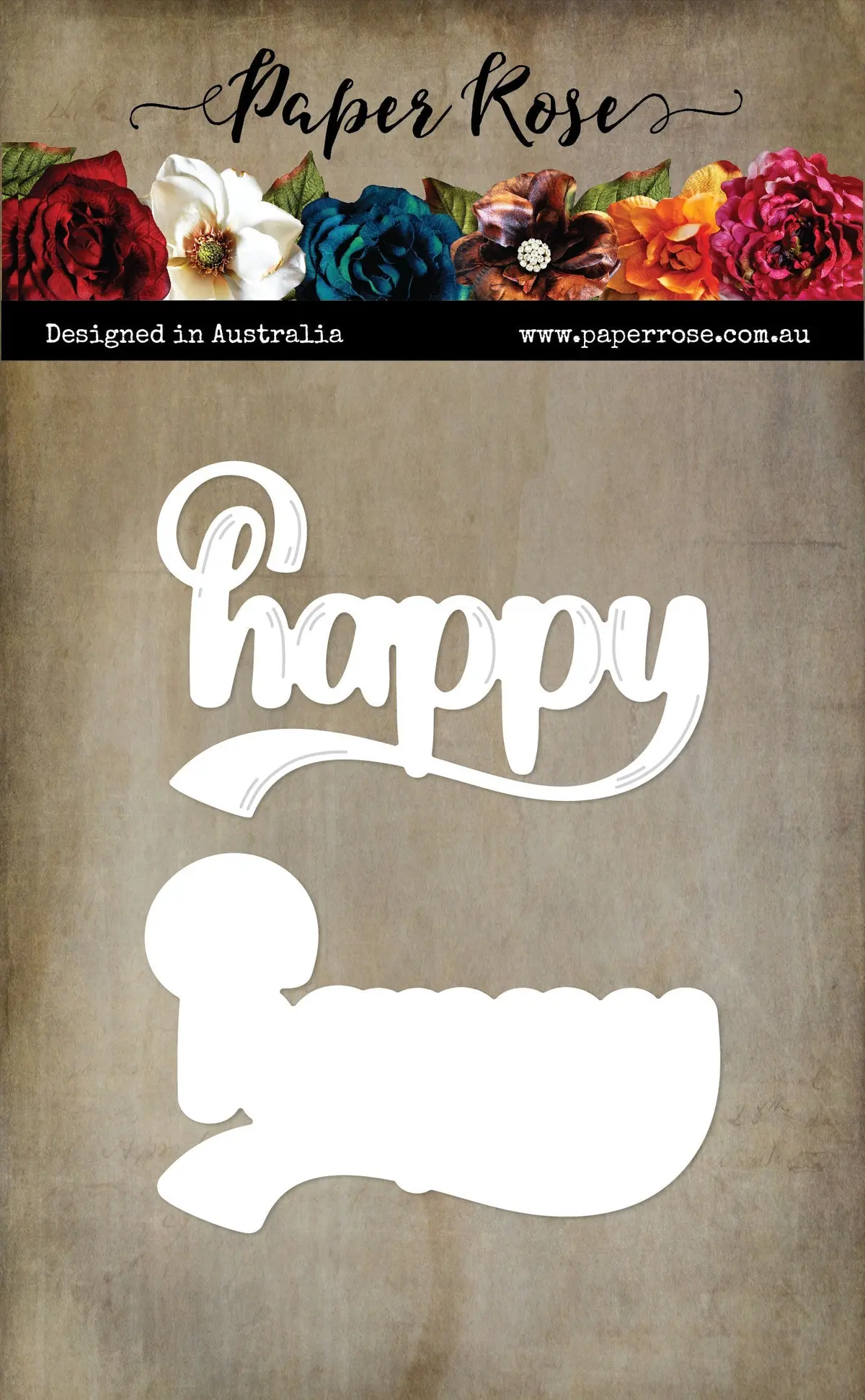 Layered Happy Inked Large Metal Cutting Die 31584 1