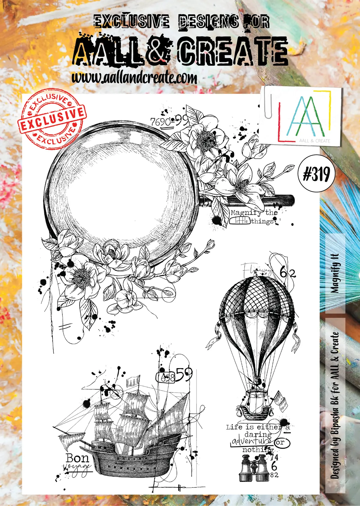 Aall And Create Stamp Set - 319 - Magnify It 1