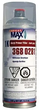 Spraymax Dark Grey 1K Acrylic Primer Filler 1