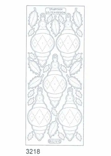 Stitch By Design Stickers - Ornaments 1