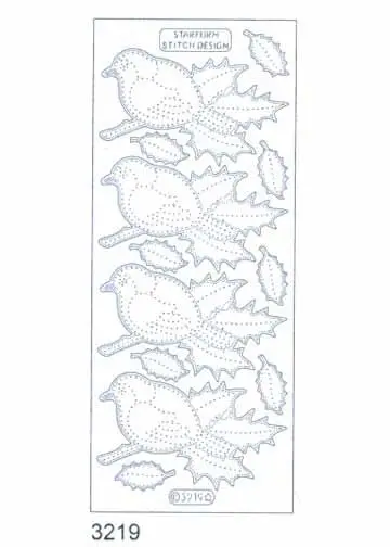 Stitch By Design Stickers - Birds 1