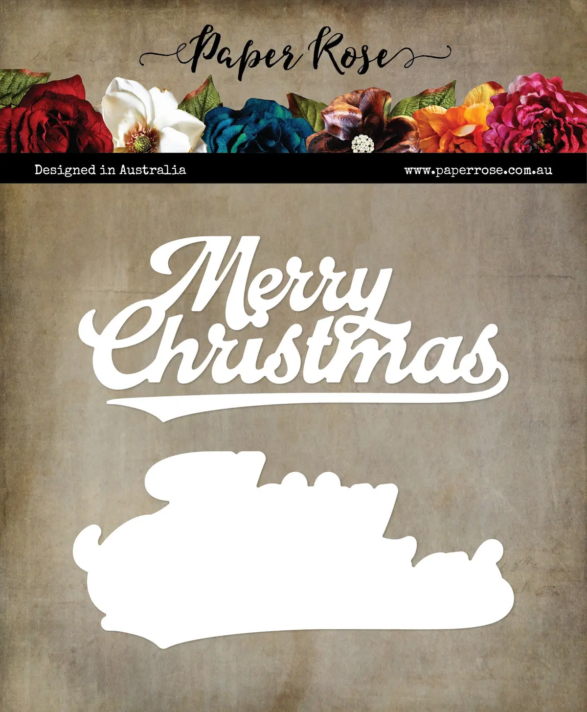 Large Fancy Script Layered Merry Christmas Die 32442 1