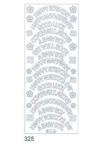 Deco Stickers - Variety - Occasions 1