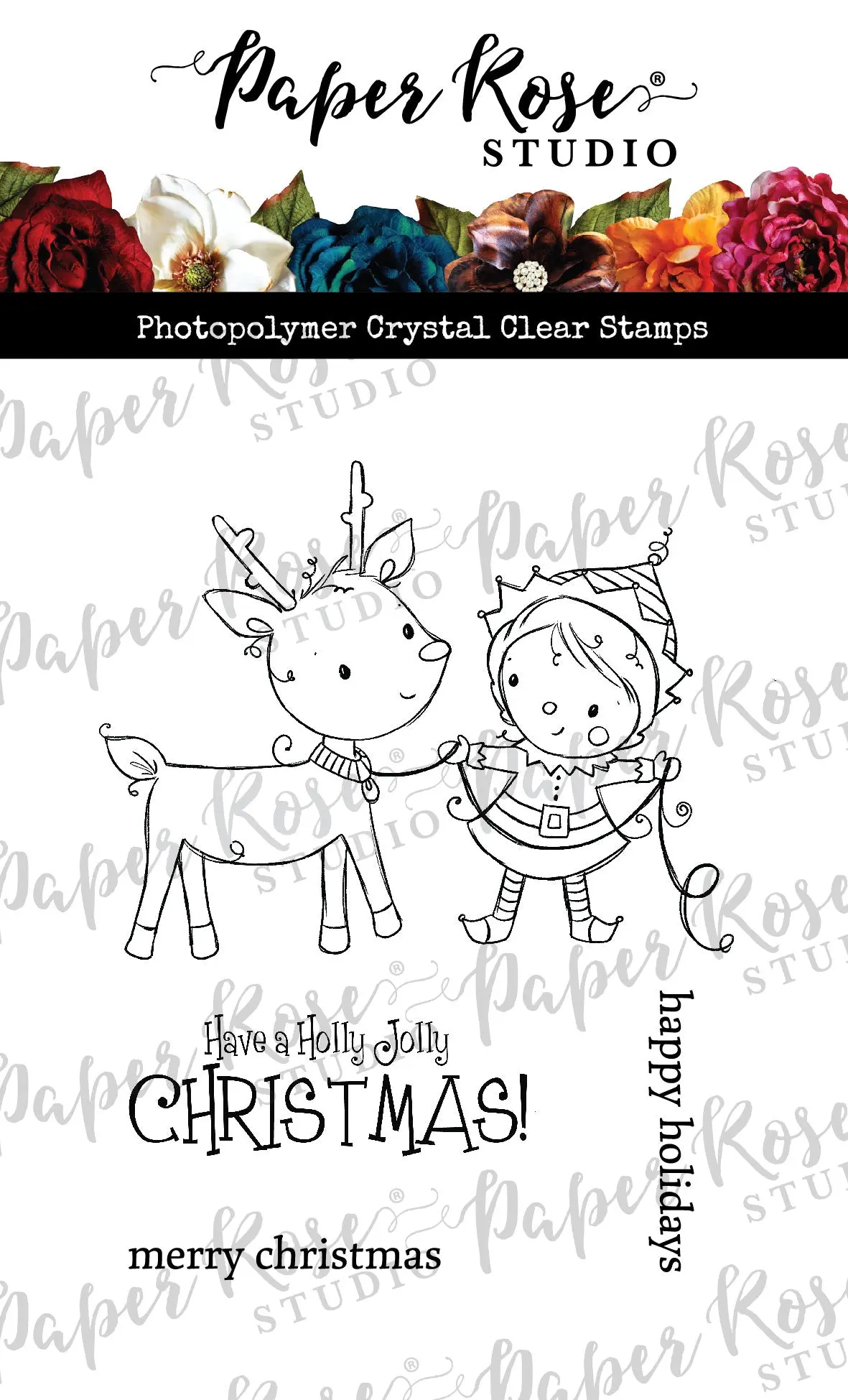 Holly Jolly Elf Clear Stamp 32664 1