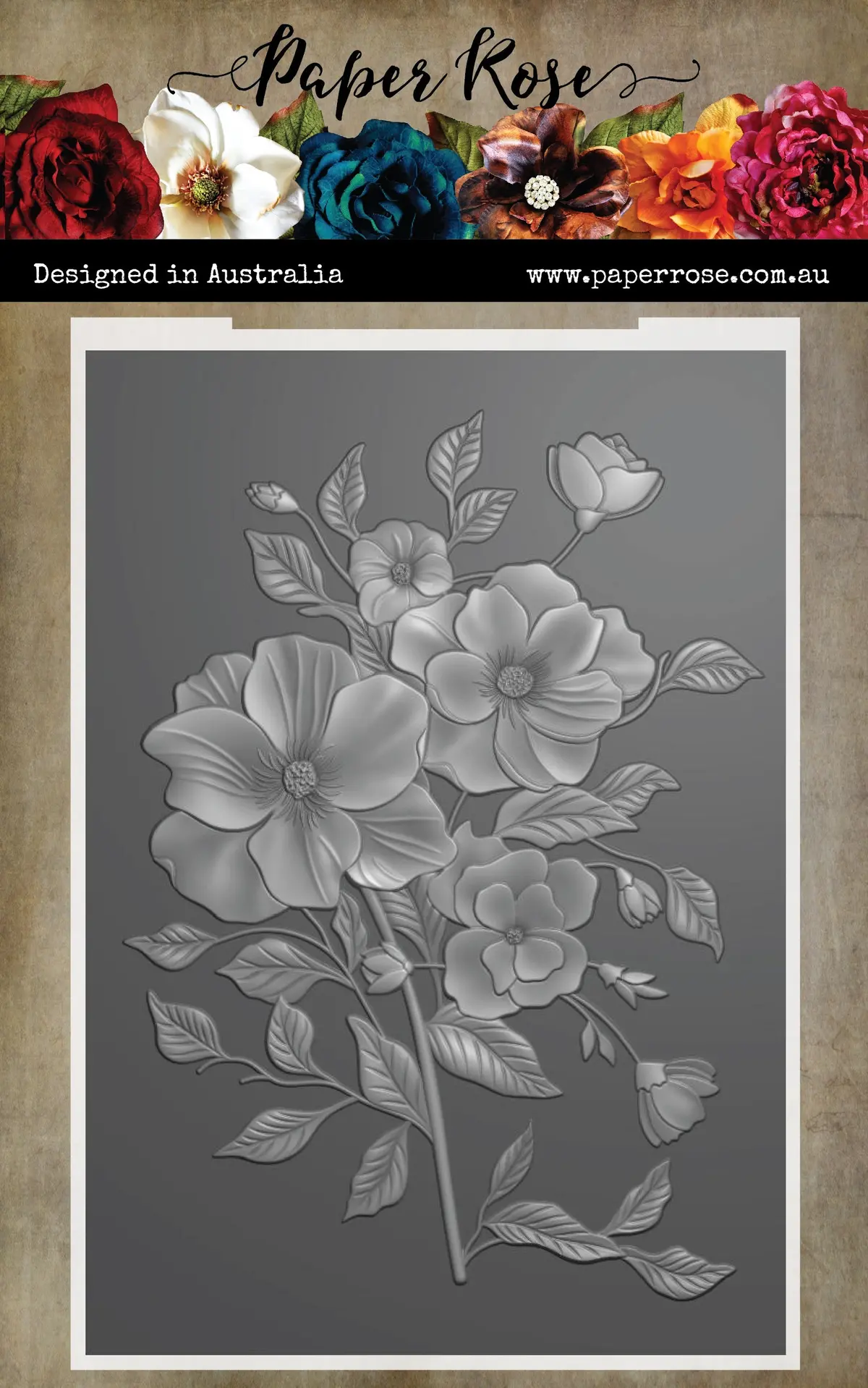 Beautiful Bouquet 3D Embossing Folder 32949 1