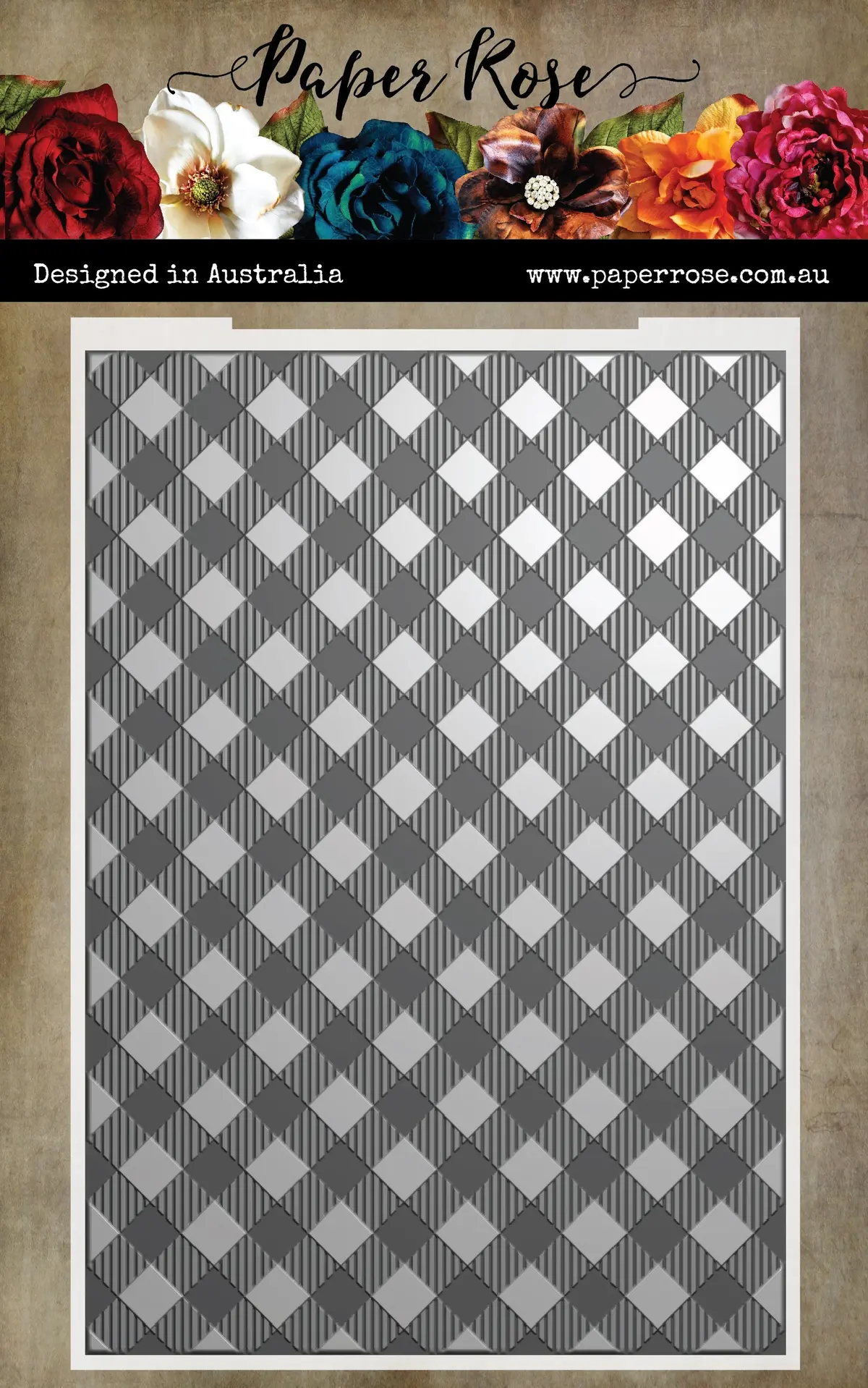 Buffalo Plaid 3D Embossing Folder 32952 1