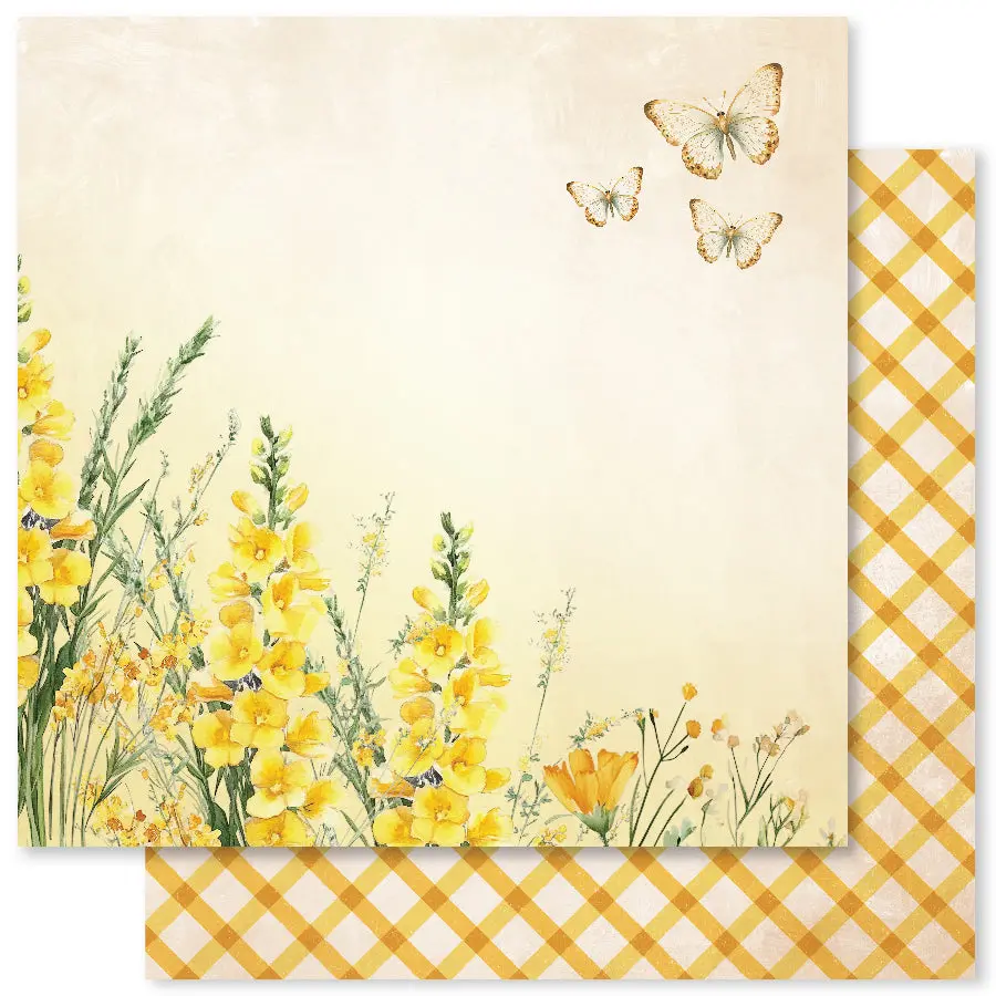 Bees & Butterflies D 12 X 12 Paper (12 Pc Bulk Pack) 33549 1