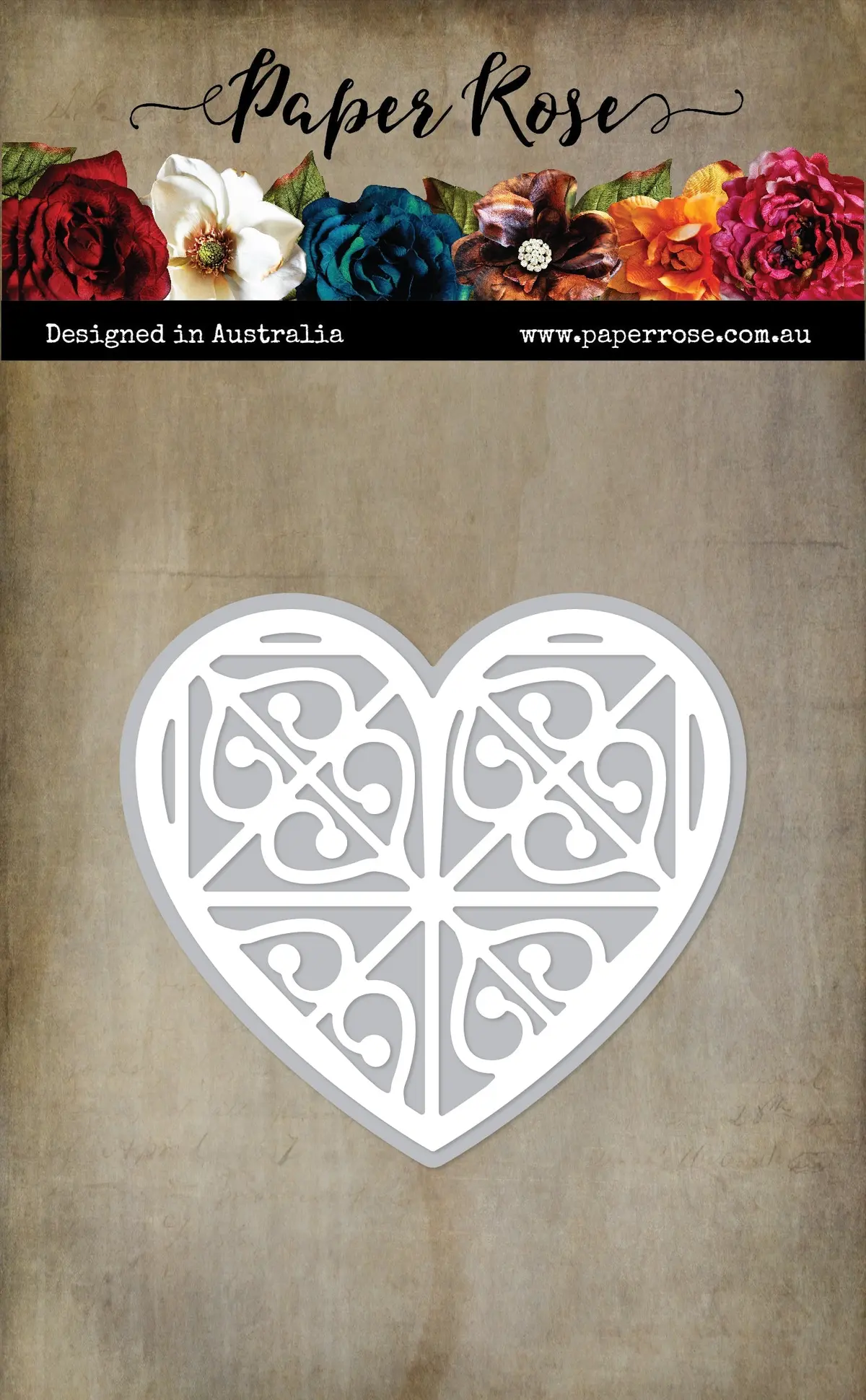 Patterned Heart Metal Cutting Die 33873 1