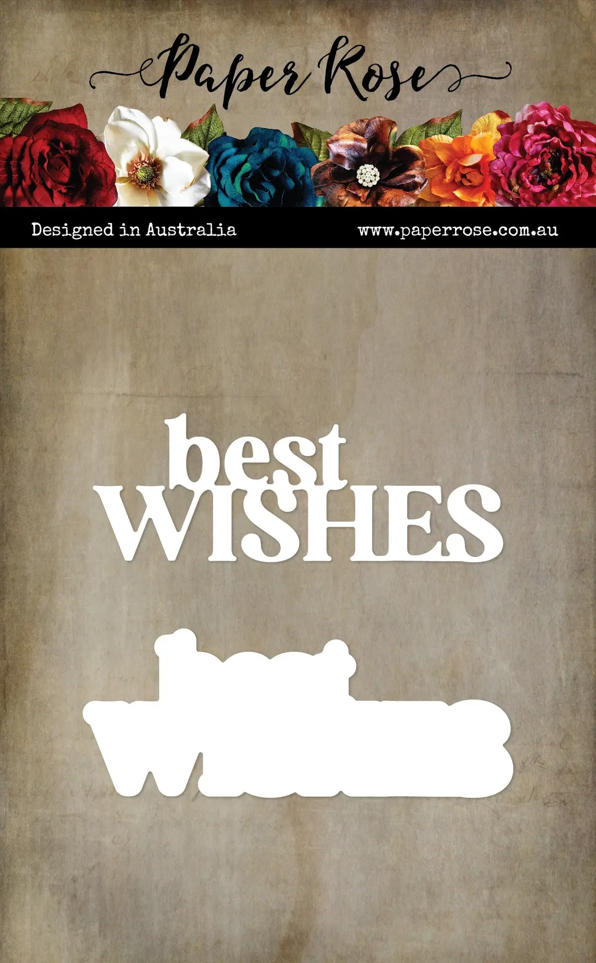 Best Wishes Large Layered Metal Cutting Die 33930 1