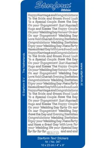 Deco Stickers - Wedding 1