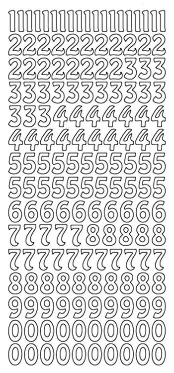 Double Sided Sticky Sticker - 123 1