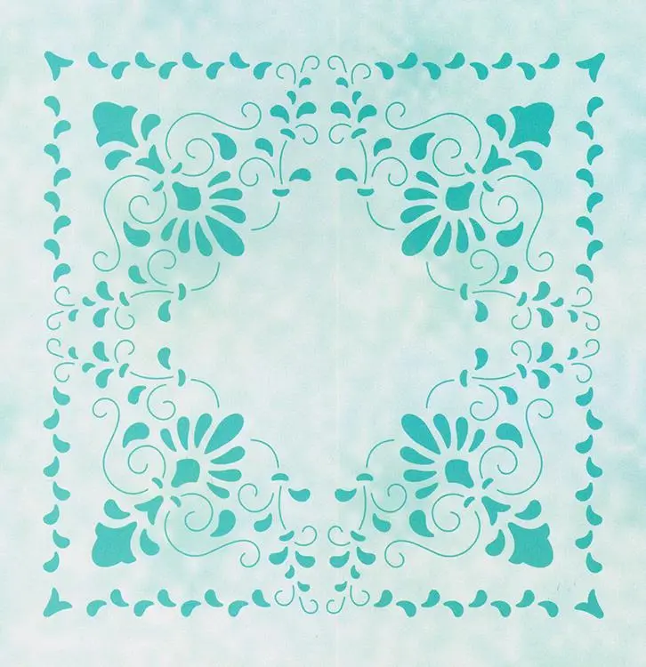 Lea'bilities Embossing Folder - Curlicue 1