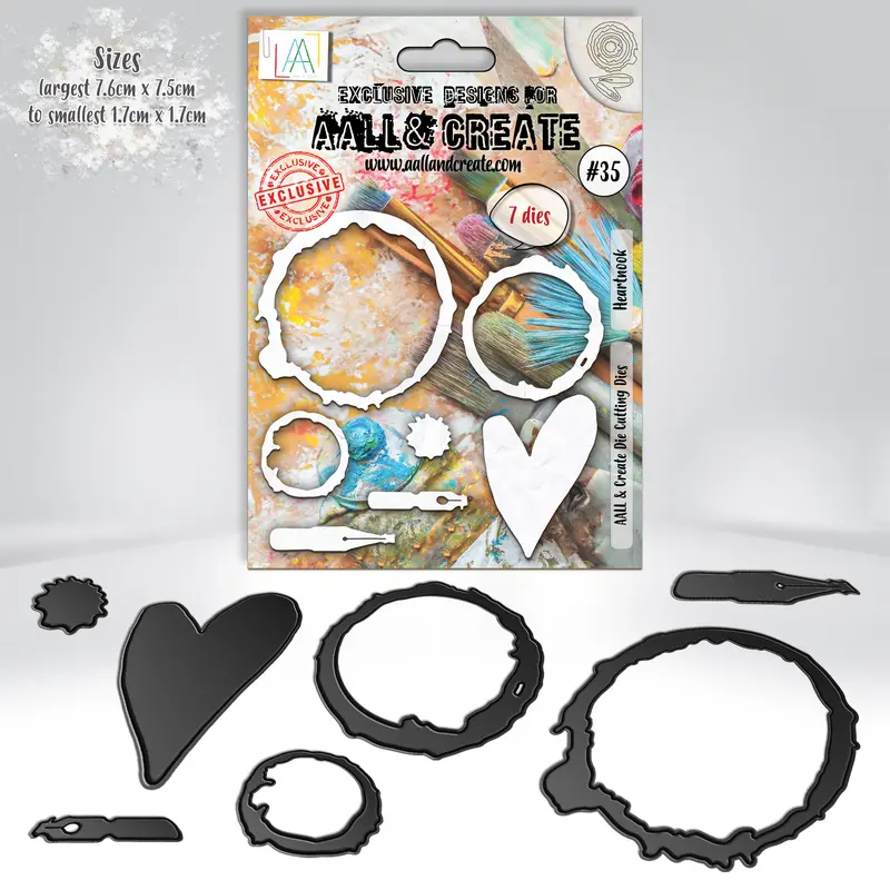Aall And Create #35 - Die-Cutting Die Set - Heartnook 1