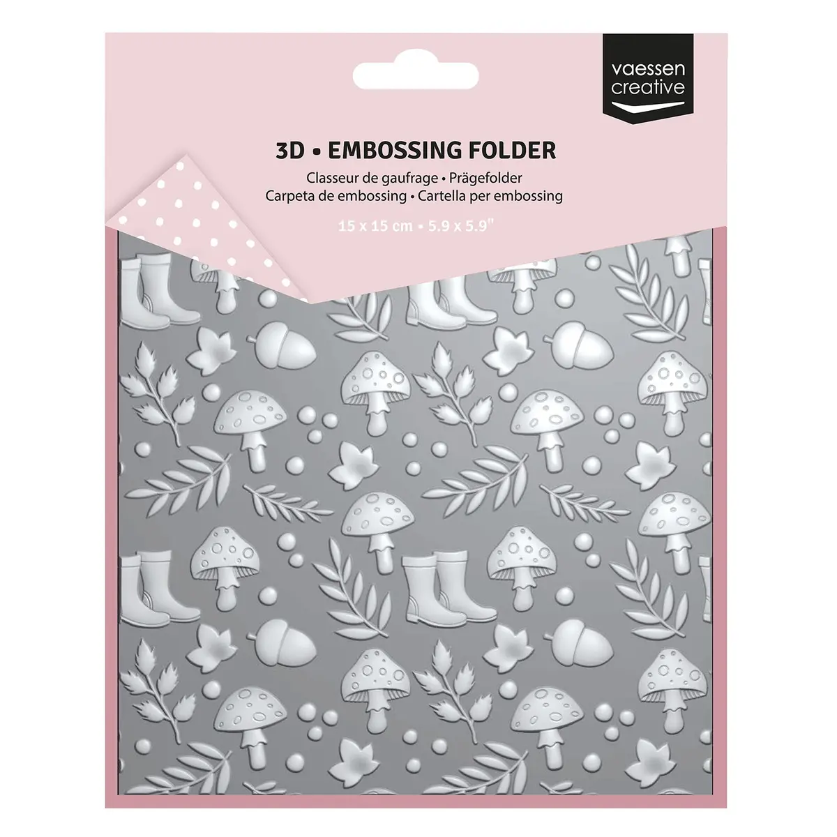 Vaessen Creative • Embossing Folder Autumn Icons 5.9X5.9In 1Pcs 1