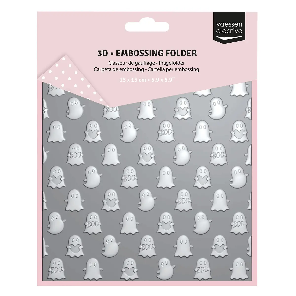 Vaessen Creative • Embossing Folder Ghosts 5.9X5.9In 1Pcs 1