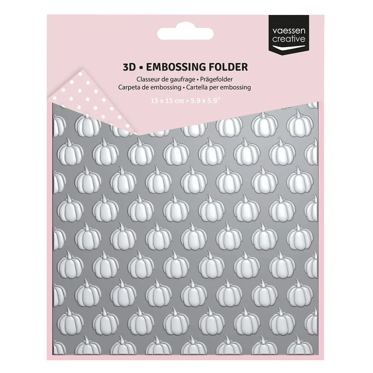 Vaessen Creative • Embossing Folder Pumpkins 5.9X5.9In 1Pcs 1