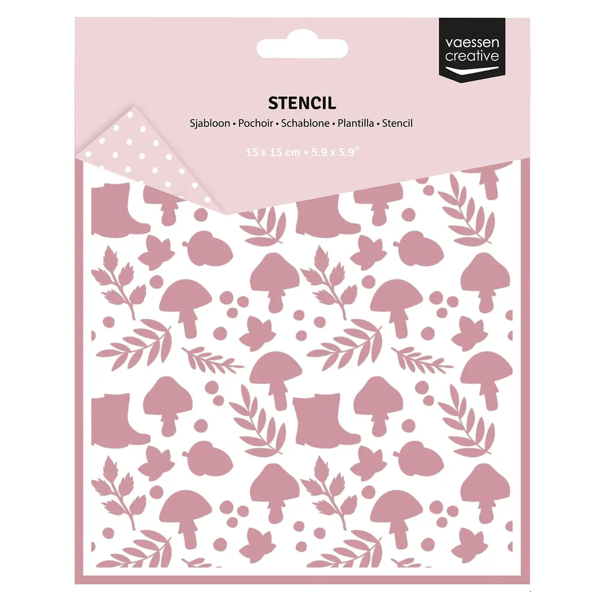 Vaessen Creative • Stencil Autumn Icons 5.9X5.9In 1