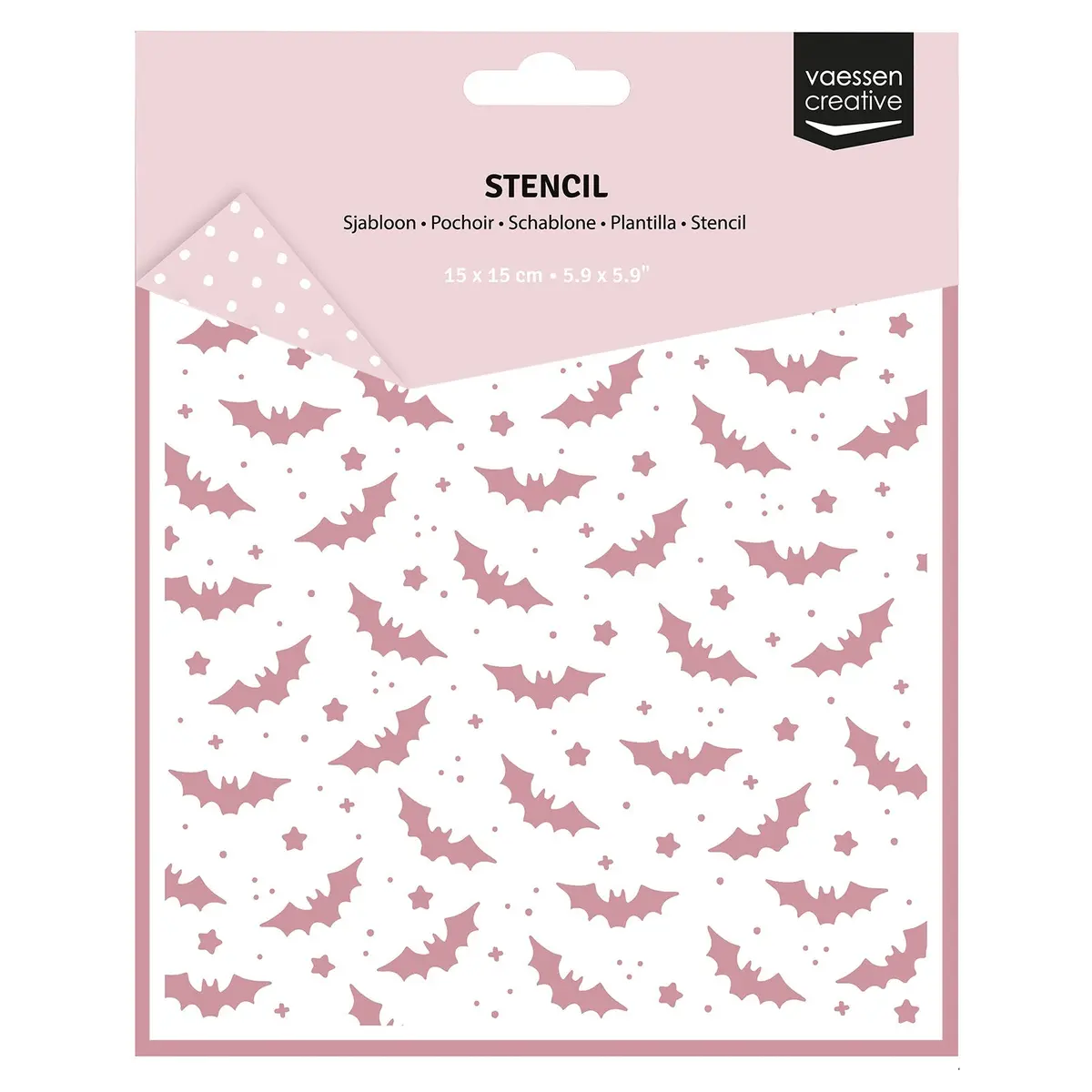 Vaessen Creative • Stencil Bats 5.9X5.9In 1