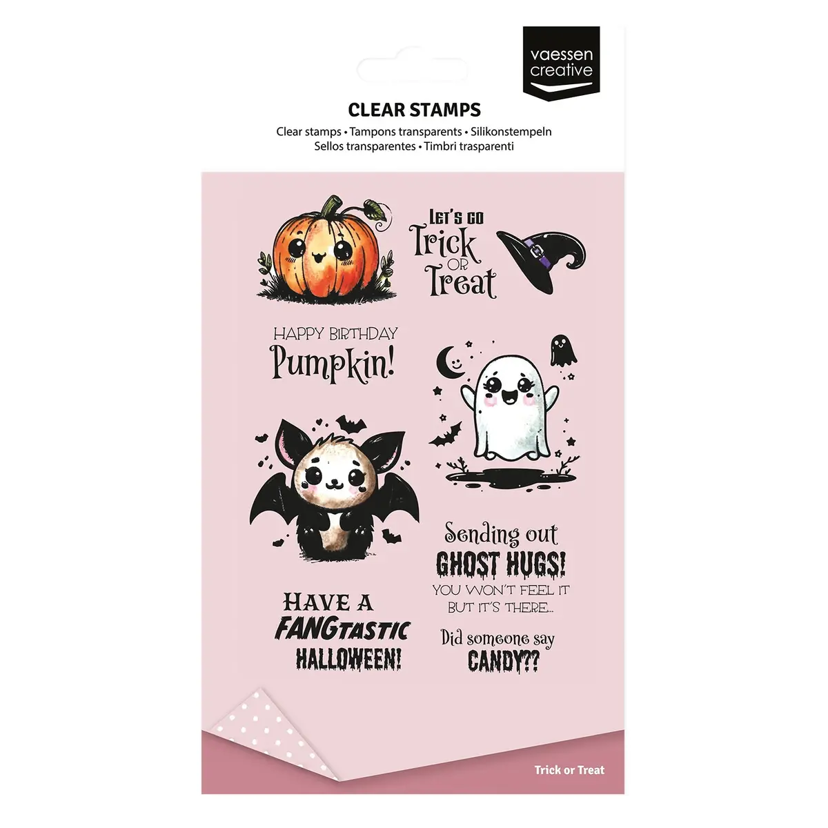 Vaessen Creative • Clear Stamps Trick Or Treat 9Pcs 1