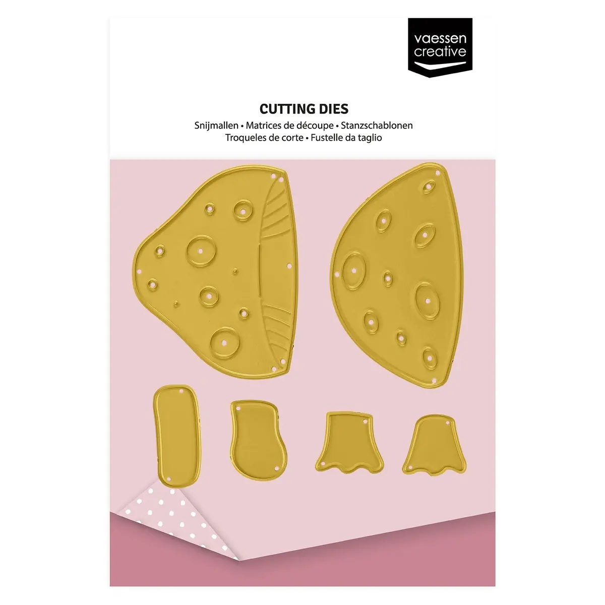 Vaessen Creative • Cutting Dies Build A Mushroom 6Pcs 1