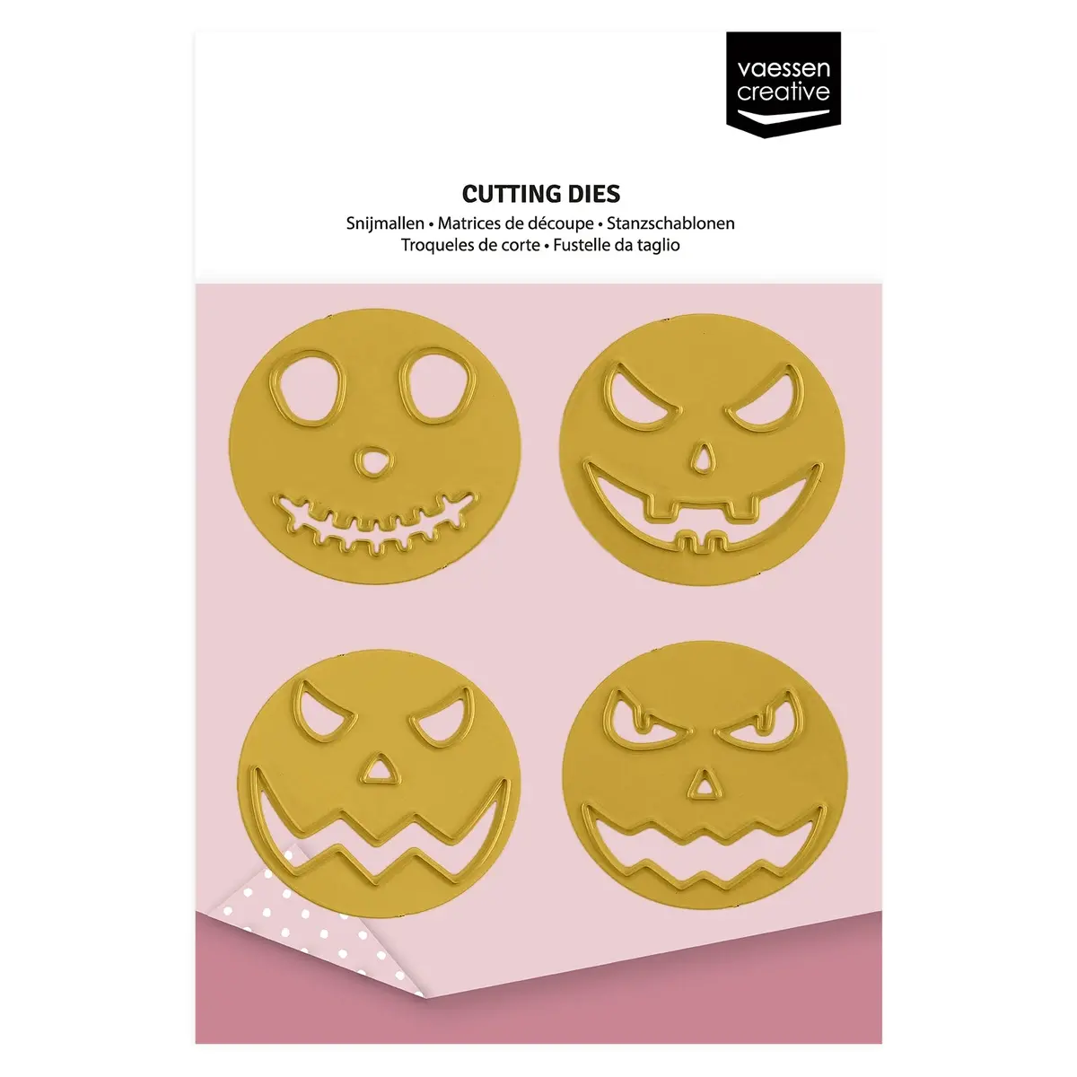 Vaessen Creative • Cutting Dies Pumpkin Faces 4Pcs 1