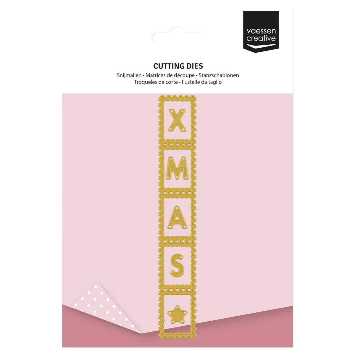 Vaessen Creative • Cutting Die Set Postal Stamp Strip 1