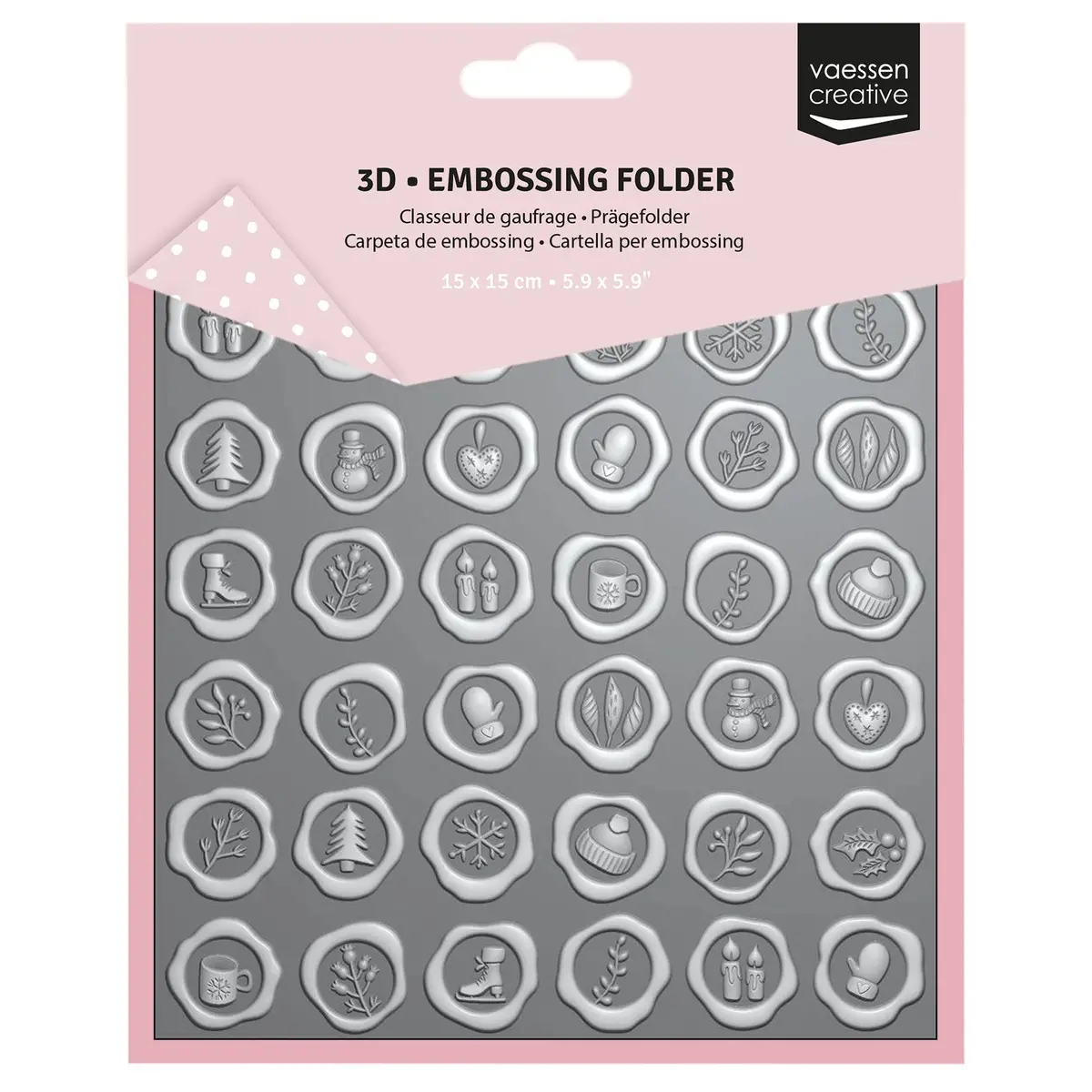 Vaessen Creative • Embossing Folder Wax Seal 1