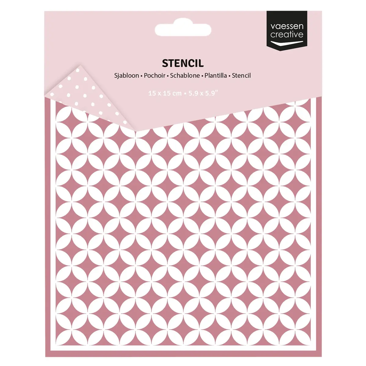 Vaessen Creative • Stencil Graphic Stars 15X15cm 1