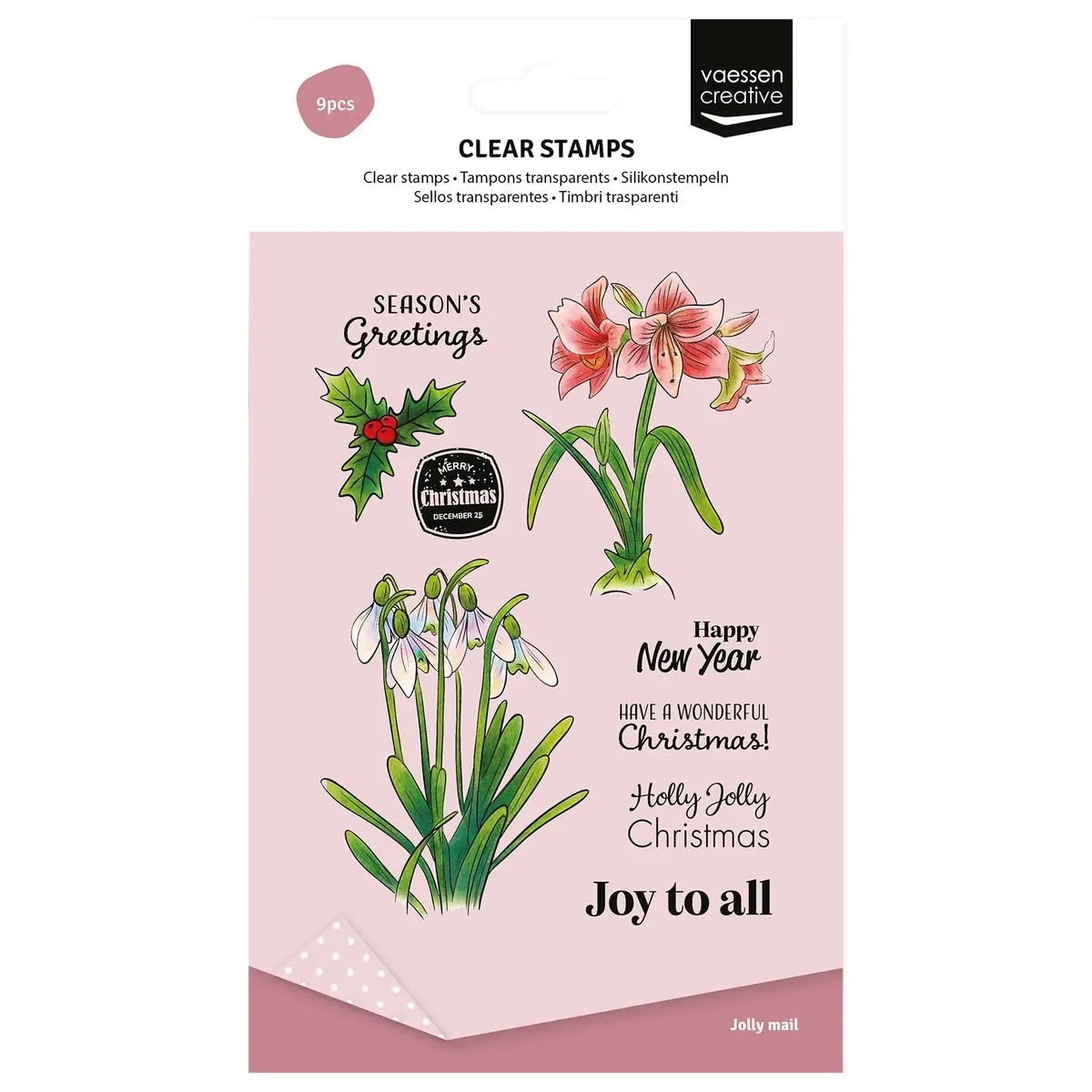Vaessen Creative • Clear Stamps Joy To All 1