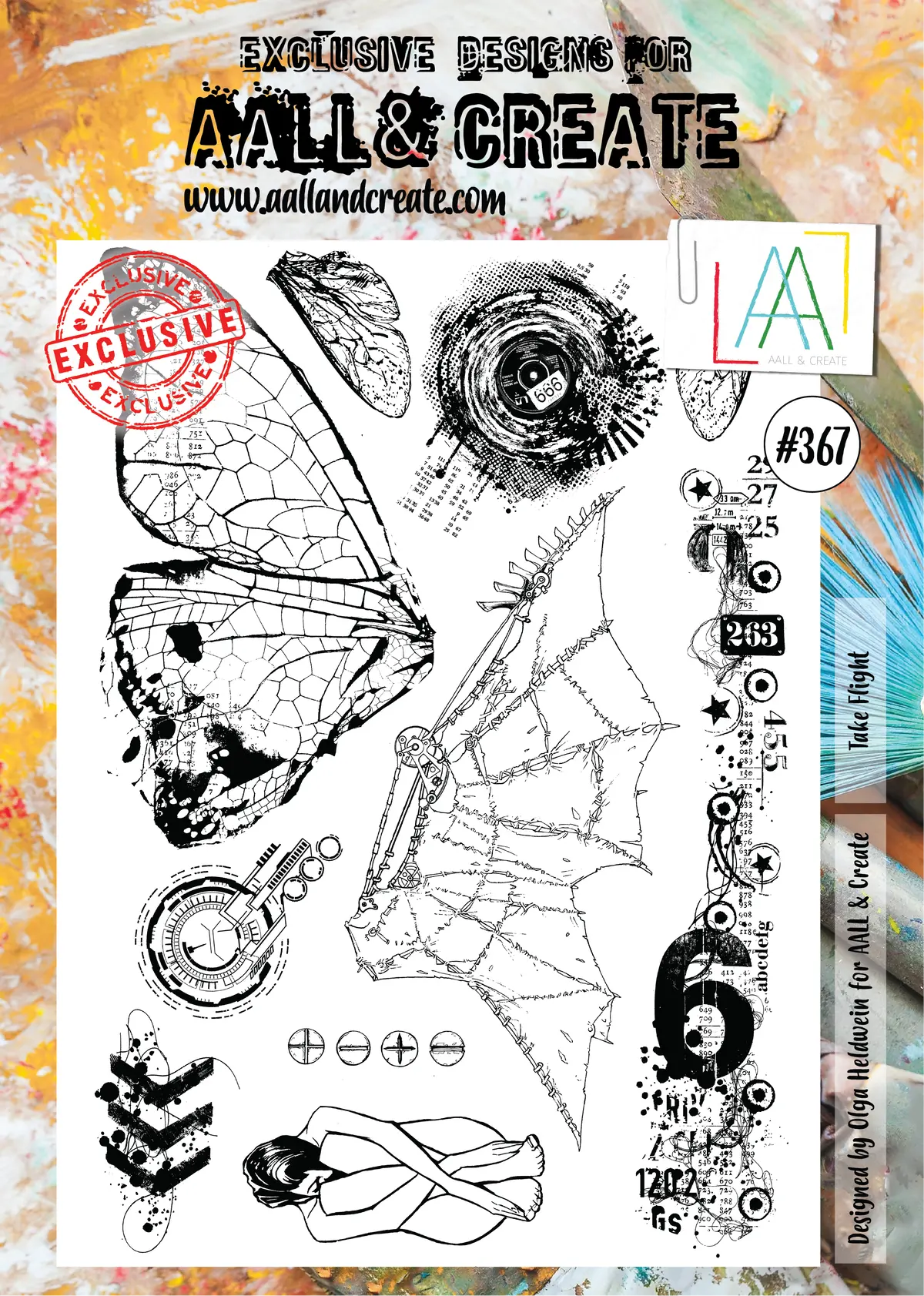 Aall And Create Stamp Set - 367 - Take Flight 1
